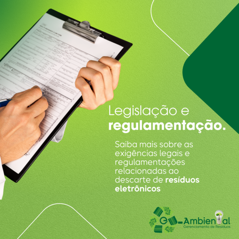 Legislação e regras para o descarte de resíduos eletrônicos