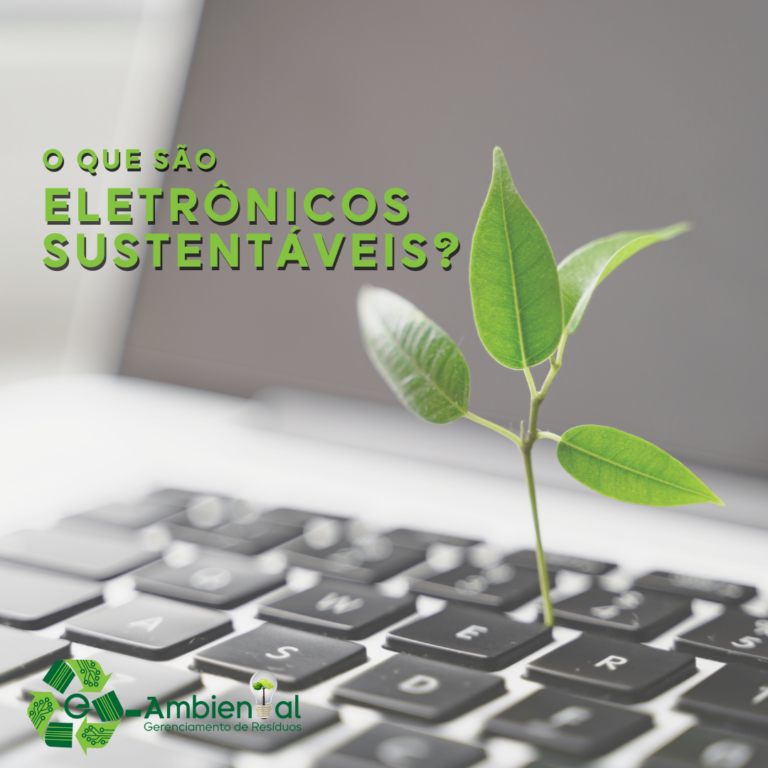 O que são eletrônicos sustentáveis?